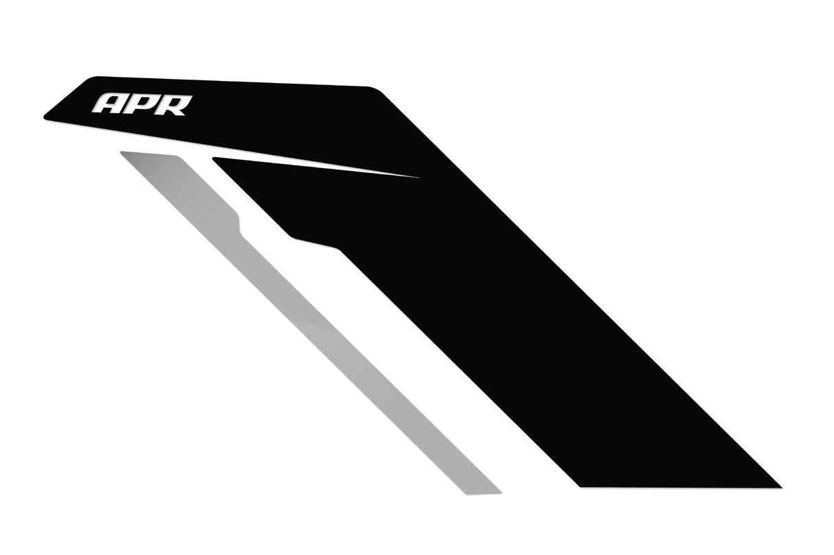 APR Sideburn Sticker Kit Black/Silver