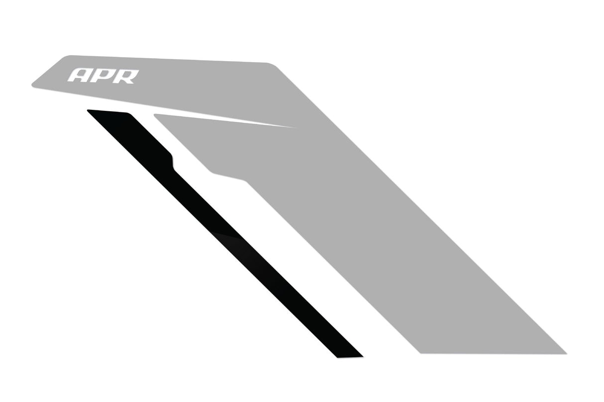 APR Sideburn Sticker Kit Silver/Black