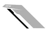APR Sideburn Sticker Kit Silver/Black