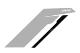APR Sideburn Sticker Kit Silver/Black