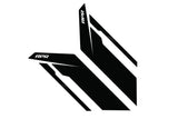 APR Sideburn Sticker Kit Black/Black PM100344 | Pro Speed Racing
