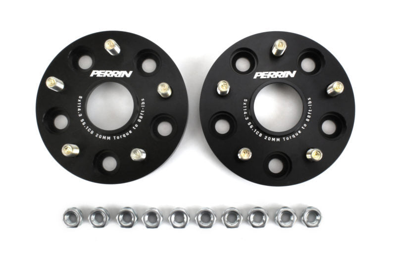 Perrin 20mm Wheel Spacers DRM Style Black