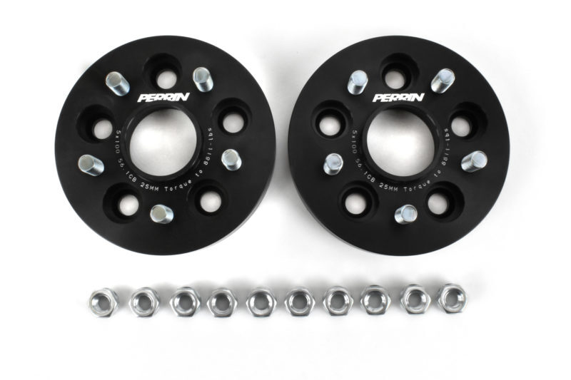 Perrin 25mm Wheel Spacers DRM Style Black