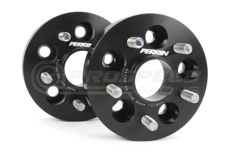 Perrin 30mm Wheel Spacers DRM Style Black - Subaru WRX 01-14/STI 01-04/FXT/BRZ (5x100) PSP-WHL-031BK