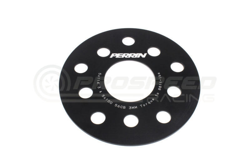 Perrin 3mm Wheel Spacers Slip On Style Black