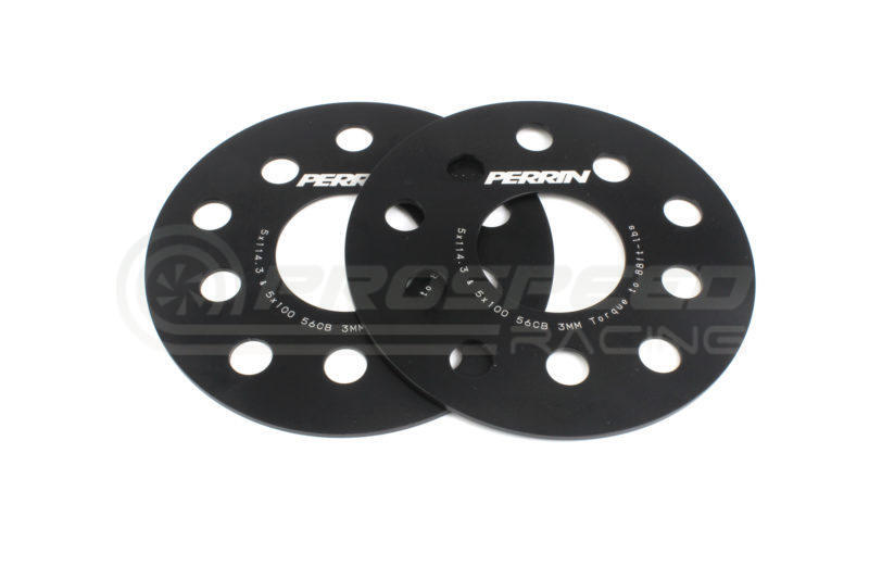Perrin 3mm Wheel Spacers Slip On Style Black