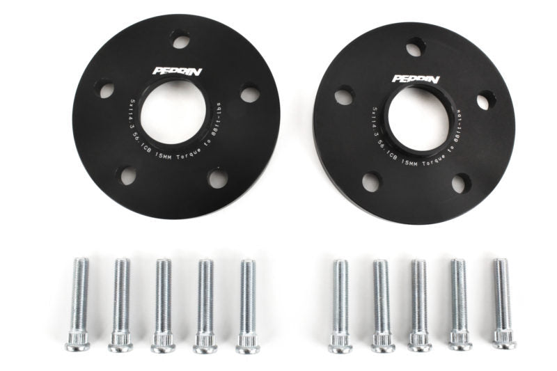 Perrin 15mm Wheel Spacers DRS Style Black