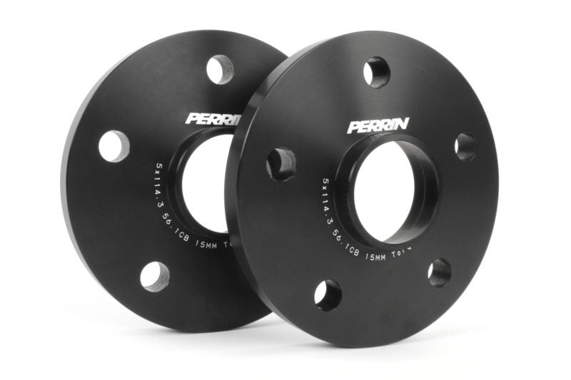 Perrin 15mm Wheel Spacers DRS Style Black