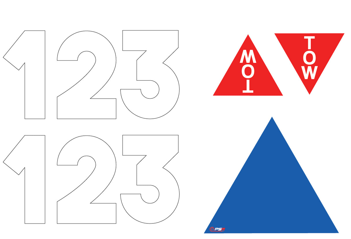 Prospeed Supersprint Supplementary Regulations Decals/Stickers