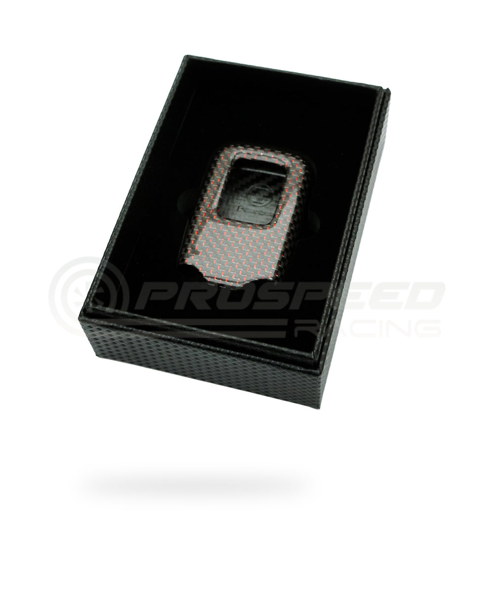 PSR Carbon Fibre Key Fob Cover Black/Red - Honda Civic Type-R FK8 17-21 ...
