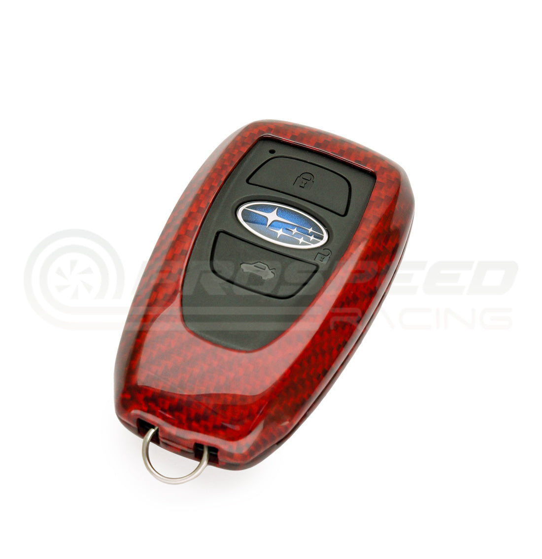 PSR Carbon Fibre Key Fob Cover Red