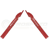 PSR "STI Performance" Vented Fender Shrouds Red - Subaru WRX/STI VA 15-21 | Pro Speed Racing