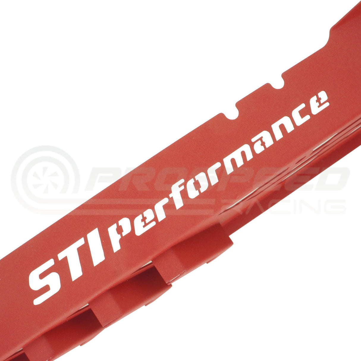 PSR "STI Performance" Vented Fender Shrouds Red