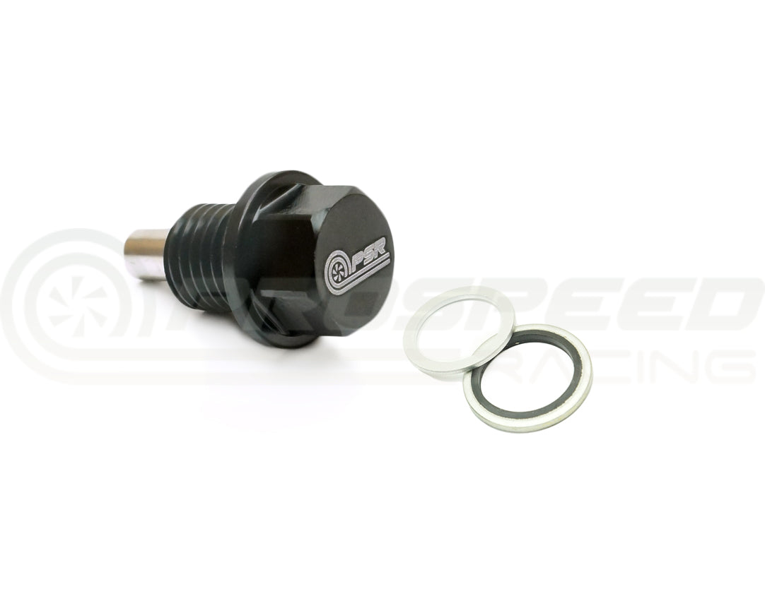 PSR Magnetic Oil Drain Plug M12x1.5 Black - BMW/Porsche PSR-MODP-M1215BK | Pro Speed Racing