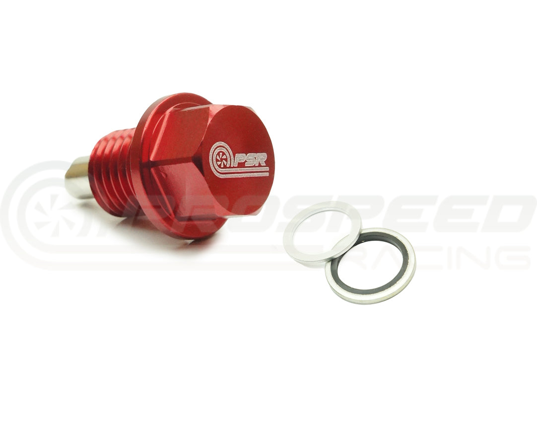 PSR Magnetic Oil Drain Plug M12x1.5 Red - BMW/Porsche PSR-MODP-M1215RD | Pro Speed Racing