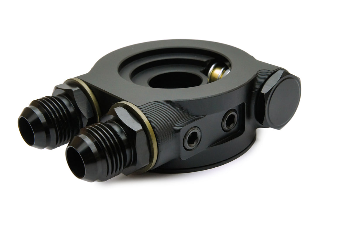 PSR Thermostatic 2-Port Oil Cooler Sandwich Plate w/10AN Fittings