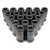 PSR Ti-R Titanium Key Drive Lug Nuts Set of 20 - M12x1.25
