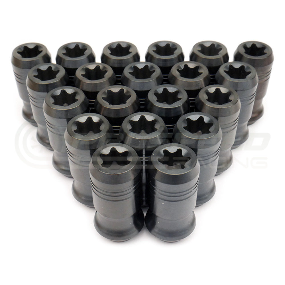 PSR Ti-R Titanium Key Drive Lug Nuts Set of 20 - M12x1.5