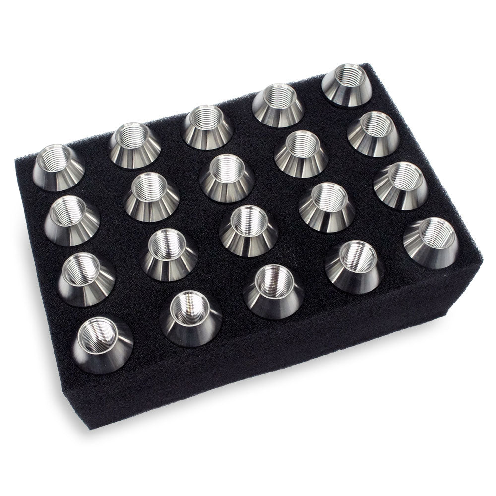 PSR G5 Titanium Wheel/Racing Nuts Raw Finish M12 x 1.25