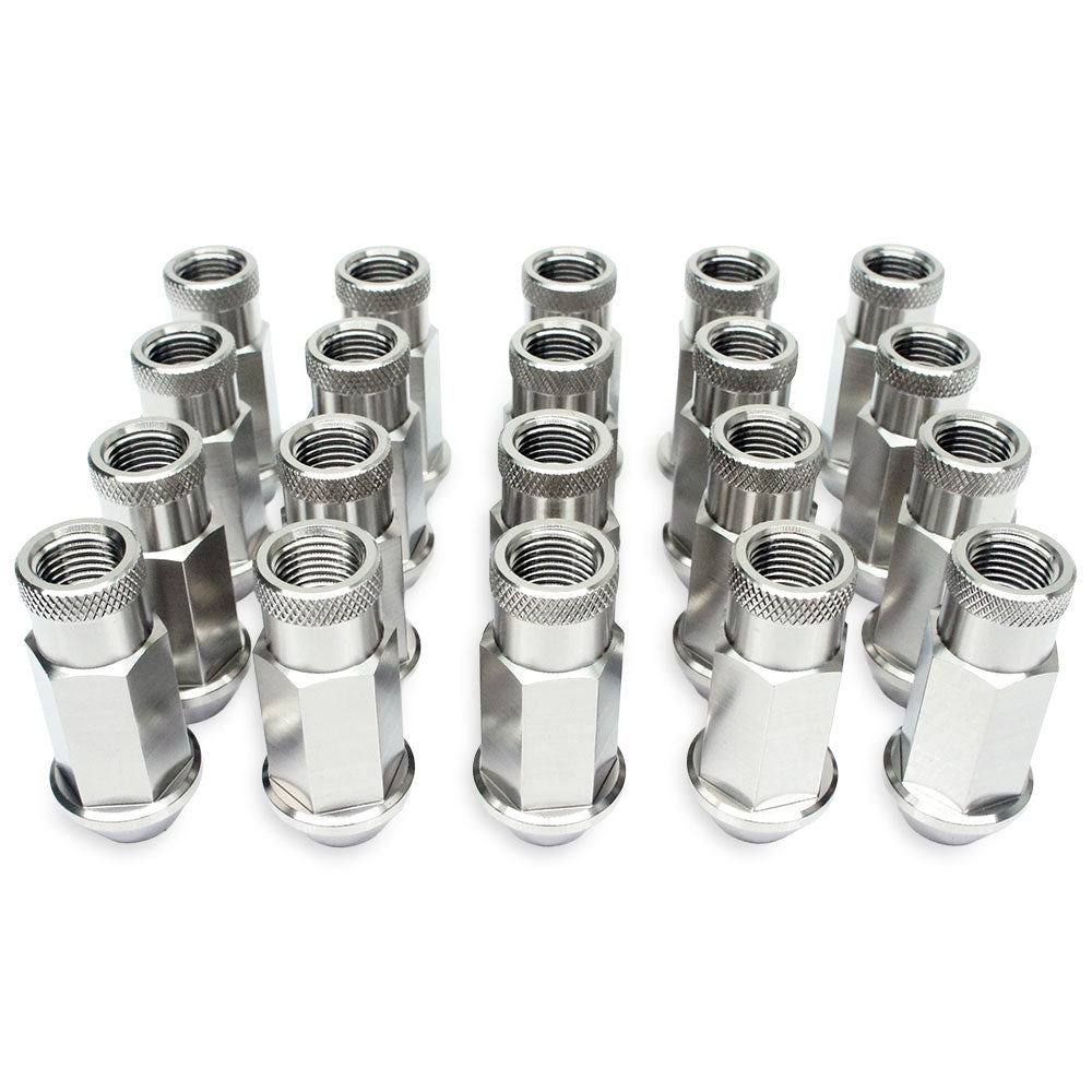 PSR G5 Titanium Wheel/Racing Nuts Raw Finish M12 x 1.25