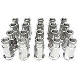 PSR G5 Titanium Wheel/Racing Nuts Raw Finish M12 x 1.25
