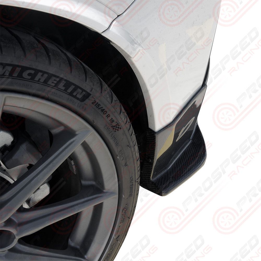 PSR STI Style Carbon Fibre Rear Spats