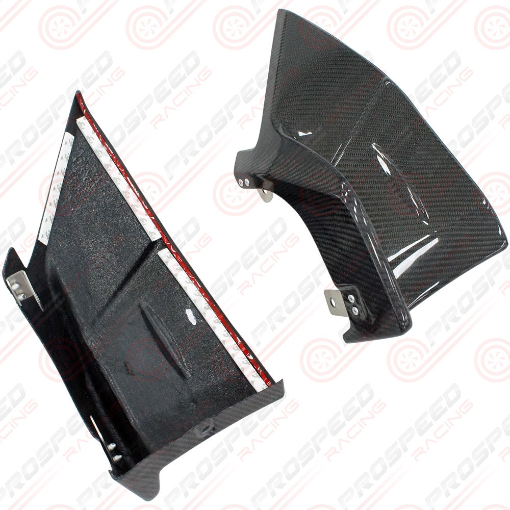 PSR STI Style Carbon Fibre Rear Spats
