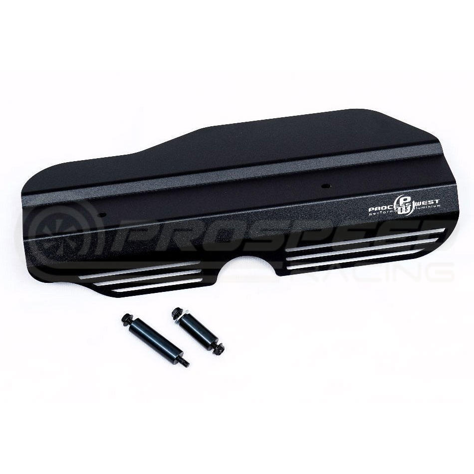 Process West Boost Solenoid Cover Red - Subaru STI 08-21 PWED01R | Pro Speed Racing