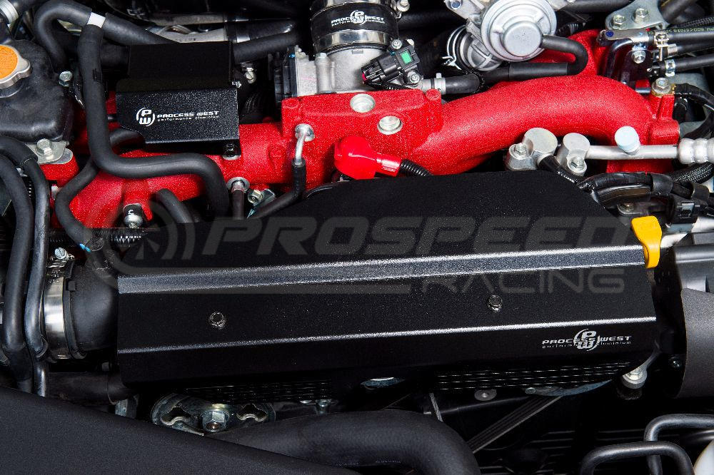 Process West Engine Pulley Garnish Black Subaru WRX 01-14/STI 01