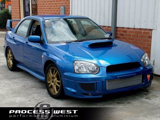 Process West Front Mount Intercooler Kit Black