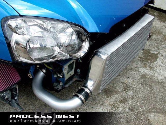 Process West Front Mount Intercooler Kit Black