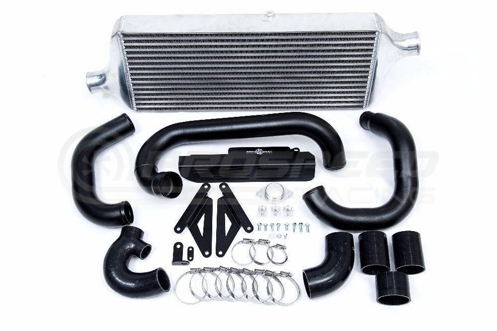 Process West Front Mount Intercooler Kit w/Black Core, Black Piping - Ford Focus ST LW/LZ PWFMIC05B