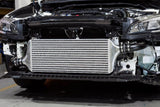 Process West Front Mount Intercooler Kit w/Silver Core, Black Piping