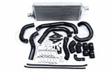 Process West Front Mount Intercooler Kit w/Black Core, Black Piping - Subaru WRX VA 15-21 PWFMIC07B