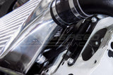 Process West Front Mount Intercooler Kit w/Silver Core, Black Piping