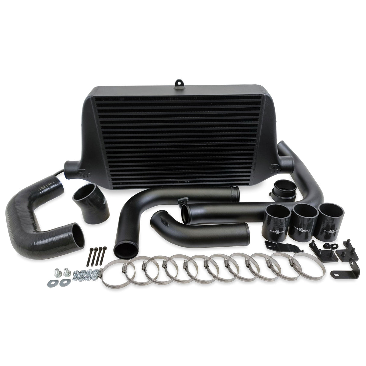 Process West Stage 2 100mm Front Mount Intercooler Kit w/Black Core - Suit PW Intake Manifold