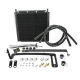 PWR Trans Oil Cooler Kit 280 x 255 x 19mm 3/8" Barbed - Universal Fit