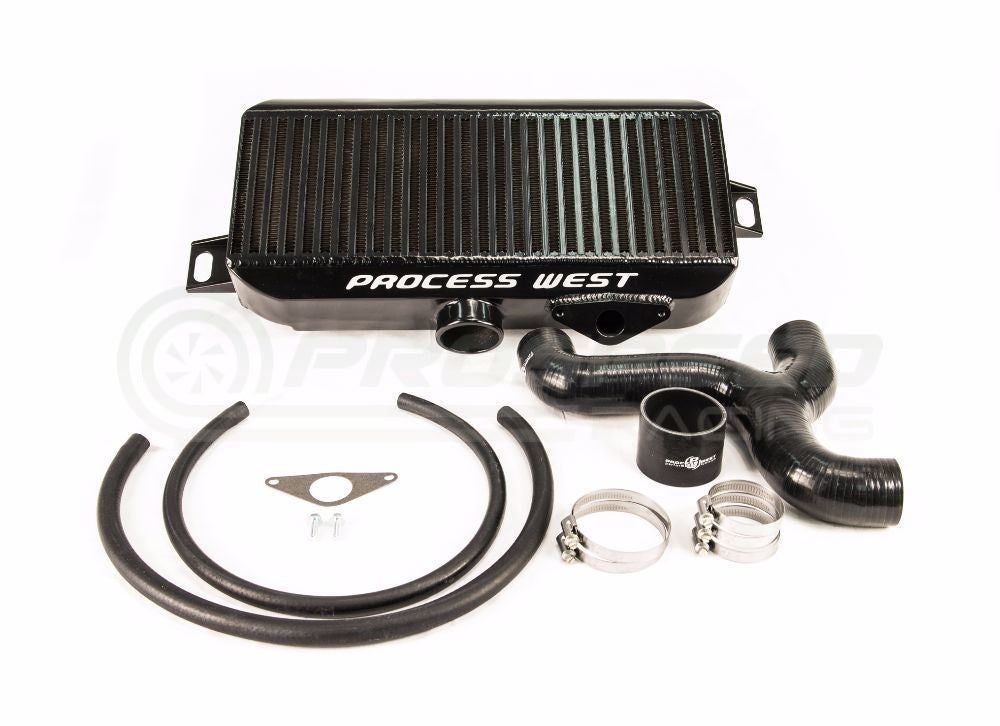 Process West Top Mount Intercooler Kit Black - Subaru STI 03-05 PWTMIC05B | Pro Speed Racing