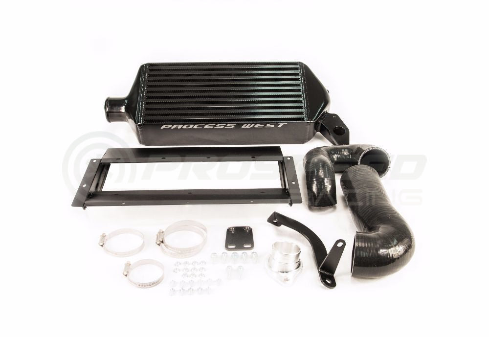Process West Top Mount Intercooler Kit Black - Subaru Forester XT SG 03-08 (Stock Scoop) PWTMIC08B