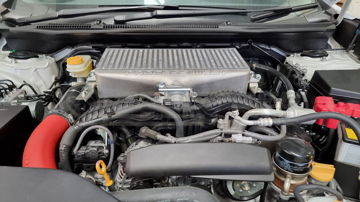 Process West Top Mount Intercooler Kit Raw Finish
