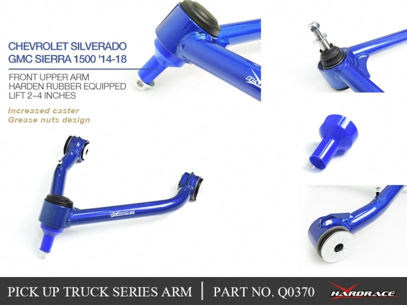 Hardrace Front Upper Arm - Suits 2-4" Lift