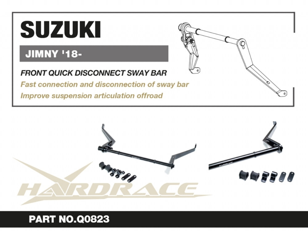 Hardrace Front Quick Disconnect Sway Bar