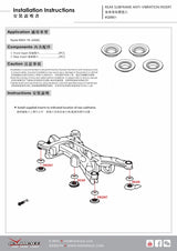 Hardrace Rear Subframe Anti-Vibration Insert