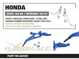 Hardrace Front Tubular Lower Control Arm Set w/Rubber Bush