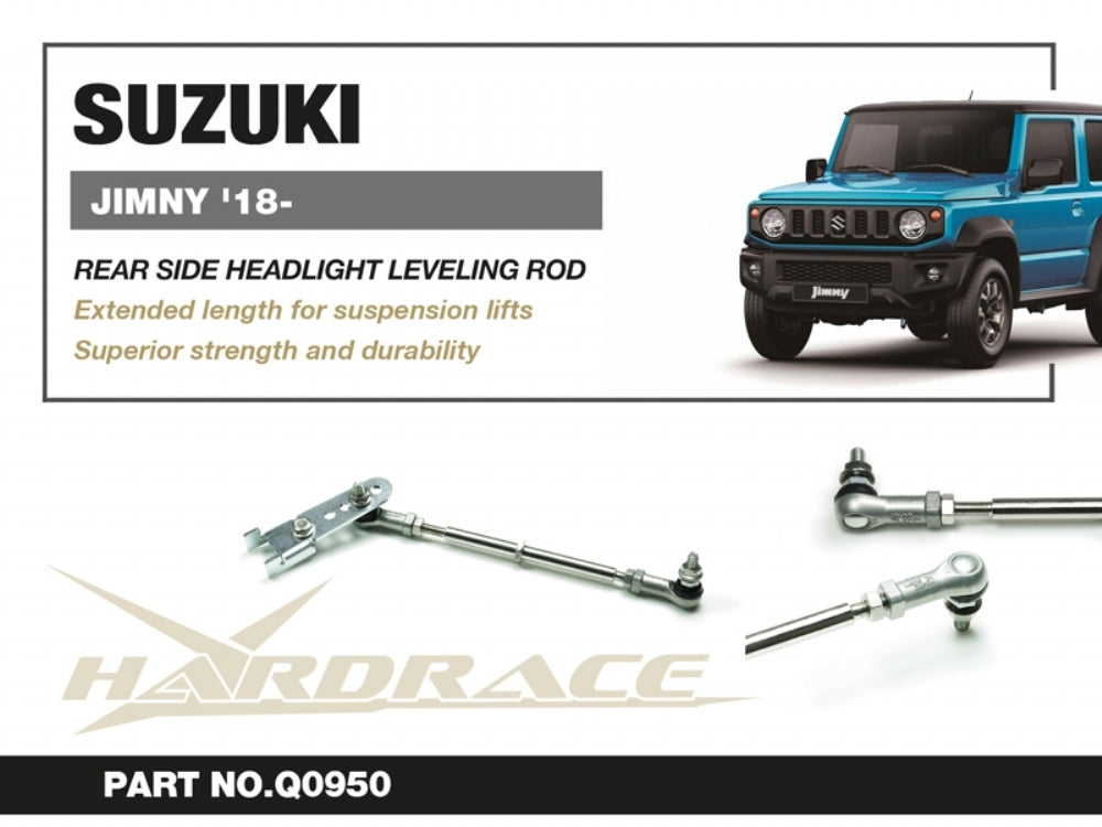 Hardrace Rear Side Headlight Leveling Rod & Bracket