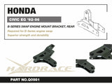 Hardrace B-Series VTEC Swap Engine Mount Rear Bracket
