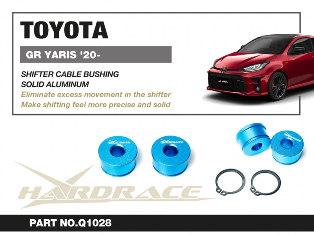Hardrace Solid Billet Shifter Cable Bushings - Toyota GR Yaris GXPA16 20+