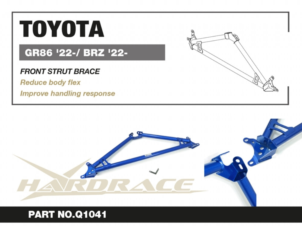 Hardrace 3 Point Front Strut Tower Brace