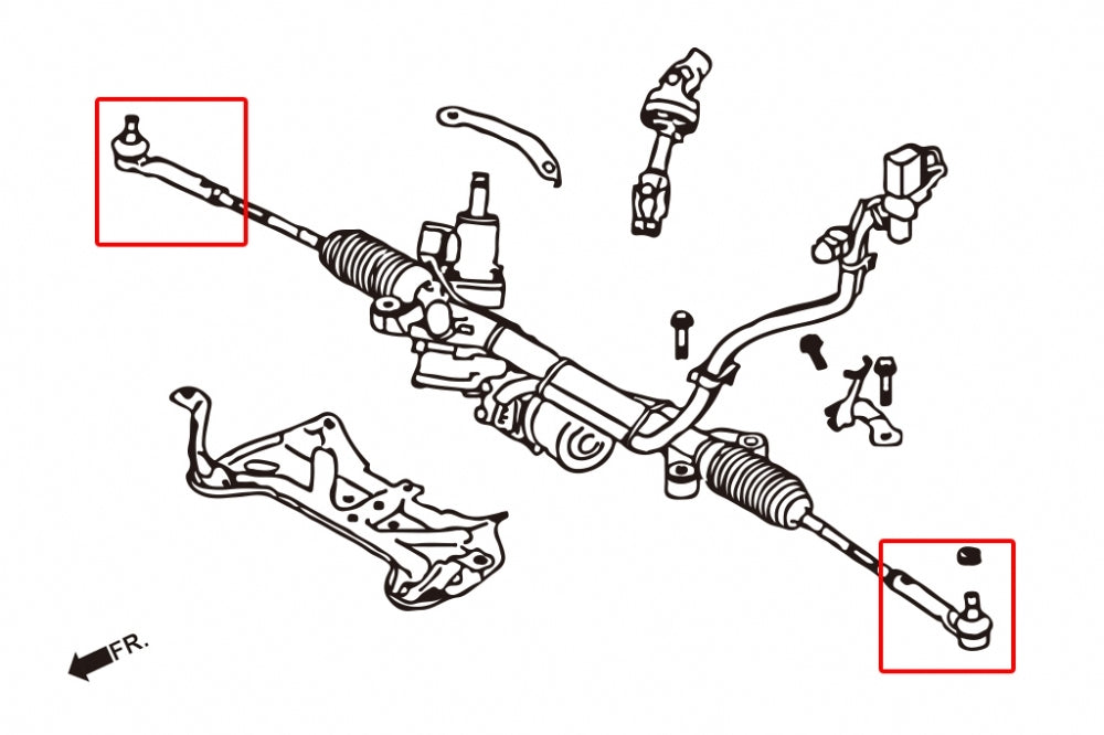 Hardrace Roll Centre Correction Tie Rod End
