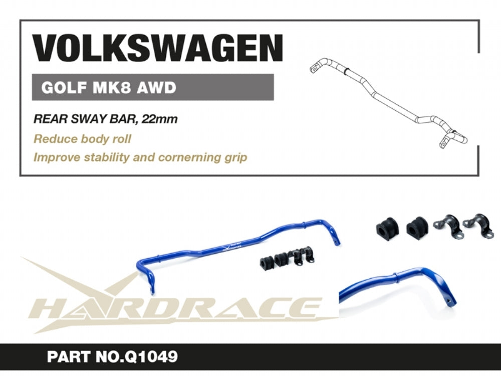 Hardrace Rear 25.4mm Sway Bar